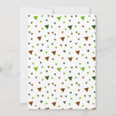 Dino T-Rex prehistorische feest Dinosaur Kaart (Achterkant)