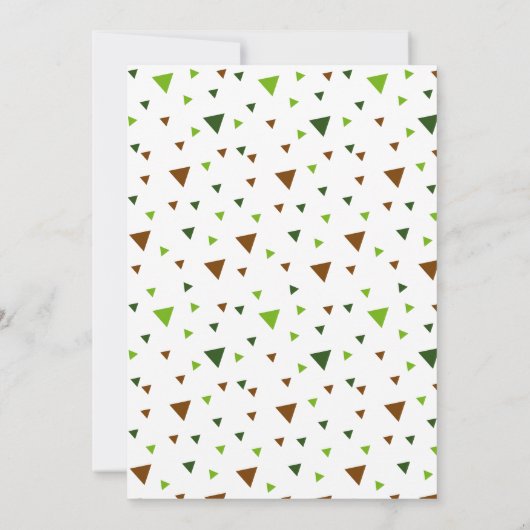 Dino T-Rex prehistorische feest Dinosaur Kaart (Achterkant)