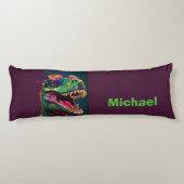 Dino T Rex schattige prehistorische Lichaamskussen (Achterkant)