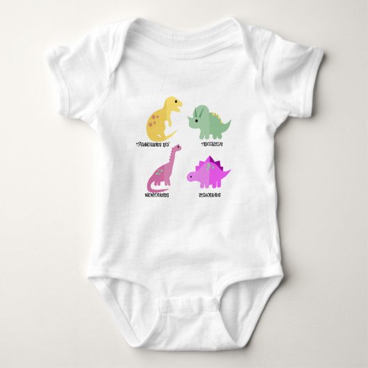 "Dino T-shirt" Romper (Voorkant)