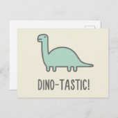 Dino-Tastic Briefkaart (Voorkant / Achterkant)