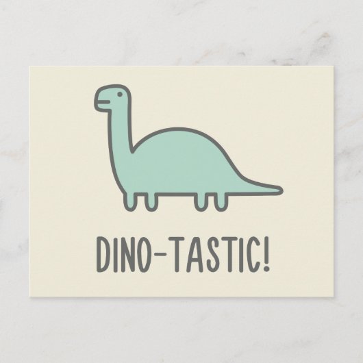 Dino-Tastic Briefkaart (Voorkant)