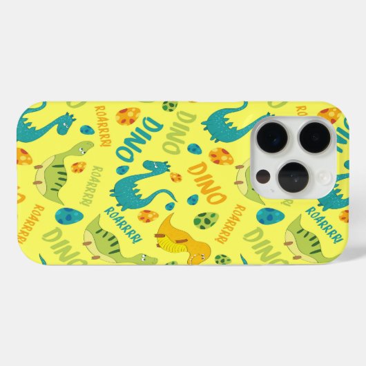DINO-THEMA Case-Mate iPhone CASE (Achterkant (horizontaal))