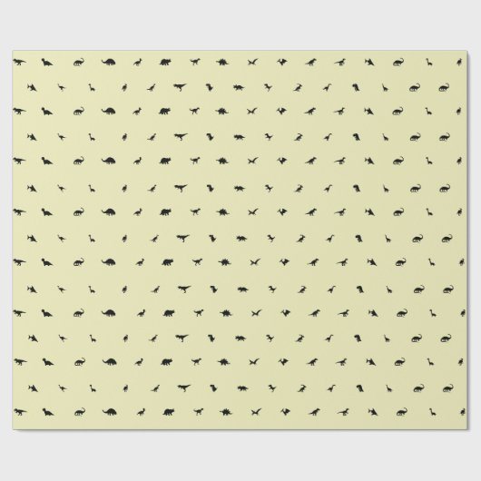 Dino-Thema voor de Verjaardagsfeestje van Kinderen Cadeaupapier (Vlak)