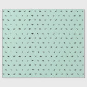 Dino-thema voor kinderverjaardagsfeestje, Mint Gre Cadeaupapier (Vlak)