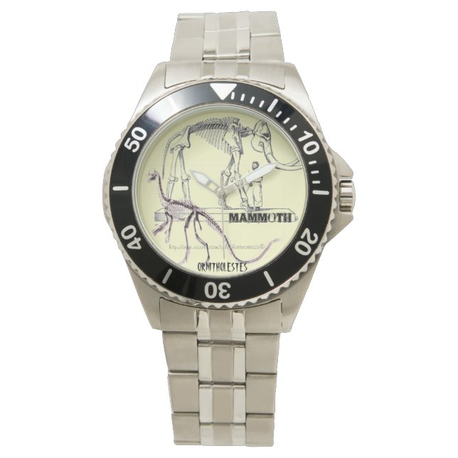 "DINO-TIME" HORLOGE (Voorkant)