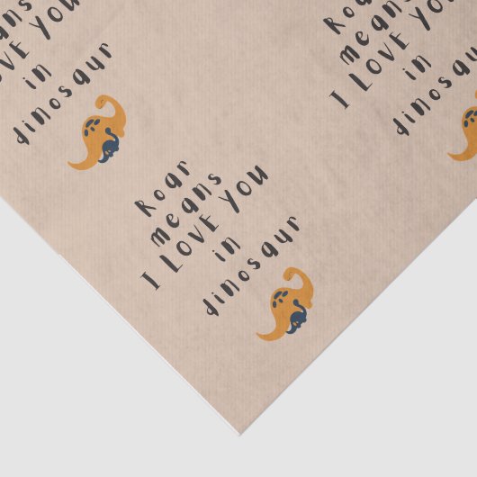 Dino Tissue Paper Tissuepapier (Detail)