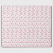 Dino Toile (Roze)  Inpakpapier (Vlak)