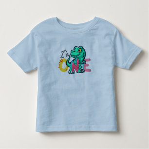 Dino TRex Ik ben 1 Verjaardag jongens ONE Terug na Kinder Shirts
