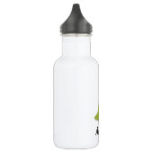 Dino Trex Illustratie Aangepaste naam flesje Waterfles (Links)