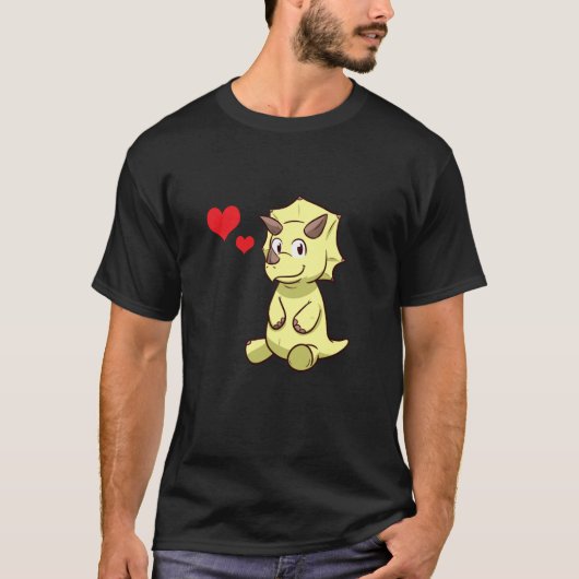 Dino Triceratops T-shirt (Voorkant)