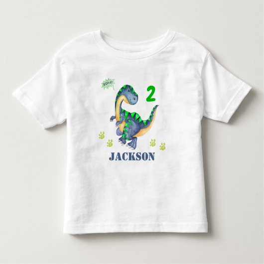 Dino tshirt Boy Dinosaur tshirt Dino t shirt (Voorkant)