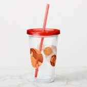 Dino Tumbler Acryl Drinkbeker (Achterkant)