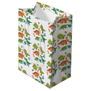 Dino Twee rex 2e jongen Dinosaur verjaardagsfeestj Medium Cadeauzakje