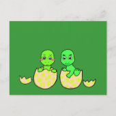 Dino Twins Briefkaart (Voorkant)