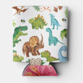 Dino Two rex 2nd boy Dinosaur birthday party Blikjeskoeler (Voorkant)