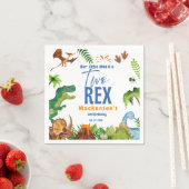 Dino Two rex 2nd boy Dinosaur birthday party Servet (Insitu)