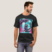 Dino UFO Selfie: Alien Encounter (Man Tshirt) #01 T-shirt (Voorkant volledig)