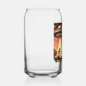 Dino UFO Selfie:  Paniek (Mok, glas, kopje) Blikvorm Glas (Rechts)