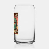 Dino UFO Selfie:  Paniek (Mok, glas, kopje) Blikvorm Glas (Links)