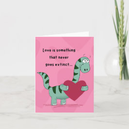 Dino Valentijnskaart Kaart