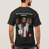 DINO VALENTINO (TM) JMT Basic Donkere T-Shirt (Achterkant)