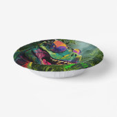 Dino Verjaardag 4e verjaardag Papieren Kommen (Gebogen)