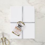 Dino verjaardagsfeestje favoriet tags cadeaulabel (Met Touw)