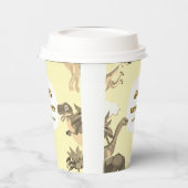 Dino verjaardagsfeestje papieren bekers (Links)