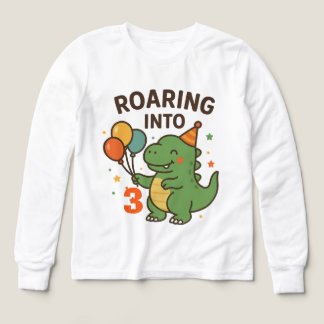 Dino-verjaardagsshirt voor kinderen op maat, hoodi