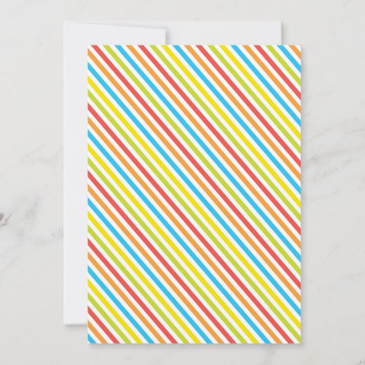 Dino verjaardagsuitnodiging, Dinosaur Uitnodiging (Achterkant)