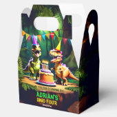 Dino vier dinosaurus verjaardagsfeest gunsten sjab bedankdoosjes (Geopend)