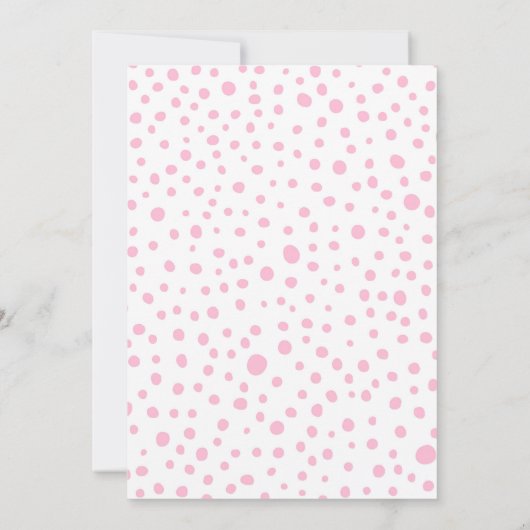 Dino Vier Roze T-Rex Dinosaurus 4e Verjaardagsfees Kaart (Achterkant)