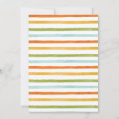 Dino Vier Vierde Verjaardag Party 4e Verjaardag TR Kaart (Achterkant)