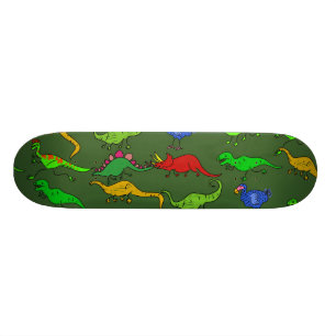 Dino Wallpaper Persoonlijk Skateboard