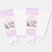 Dino Waterverf meisje roze verjaardag Bedankdoosjes (Ongevouwen)