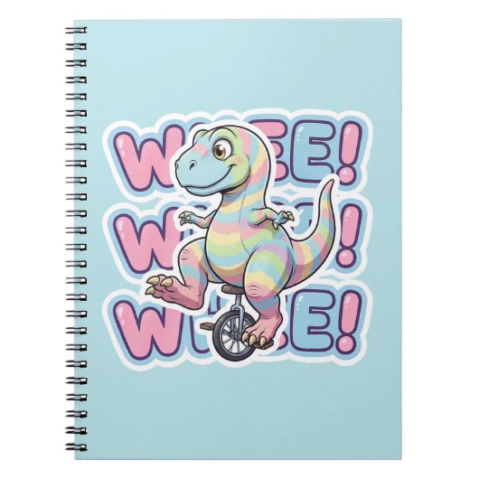Dino,Wiebel!!! Notitieboek (Voorkant)