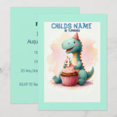 Dino wordt 4 jaar kaart (Voorkant / Achterkant)