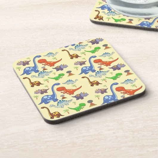 Dino World Plastic Onderzetter (Linkerzijde)