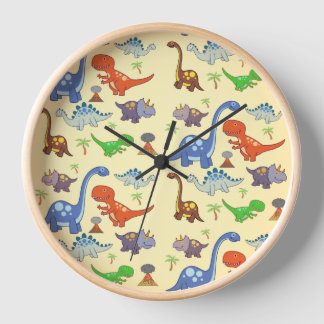 Dino World Wall Clock