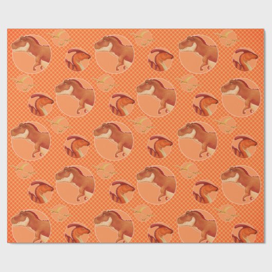 Dino Wrapping Paper Cadeaupapier (Vlak)