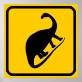 Dino Xing Sign Poster (Voorkant)