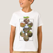 Dino Zoo: Dinosaur Collage #2 T-shirt (Voorkant)