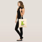 Dino-zoutige Grappige Dinosaur Pun Tote Bag (Voorkant (model))