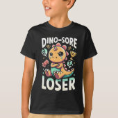 "Dino-zure loser" van kinderen - Sad Dinosaurus De T-shirt (Voorkant)