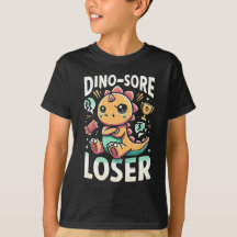 "Dino-zure loser" van kinderen - Sad Dinosaurus De
