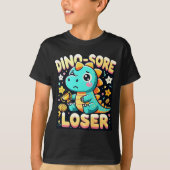"Dino-zure loser" van kinderen - Sad Dinosaurus De T-shirt (Voorkant)