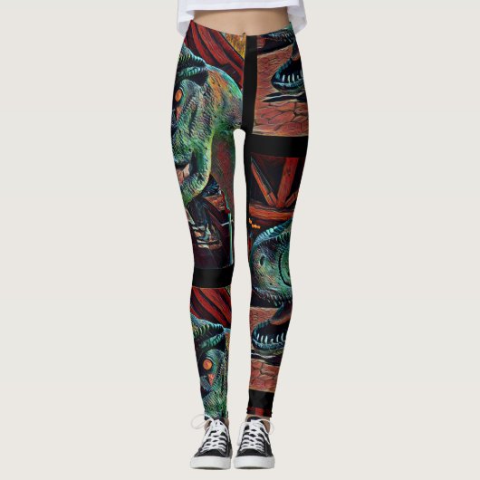 dinobroek leggings (Voorkant)