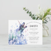 dinocorenkristal | Novelty Fantasy-Afstuderen Kaart (Staand voorkant)