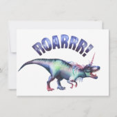 dinocorenkristal | Novelty Fantasy-Afstuderen Kaart (Achterkant)